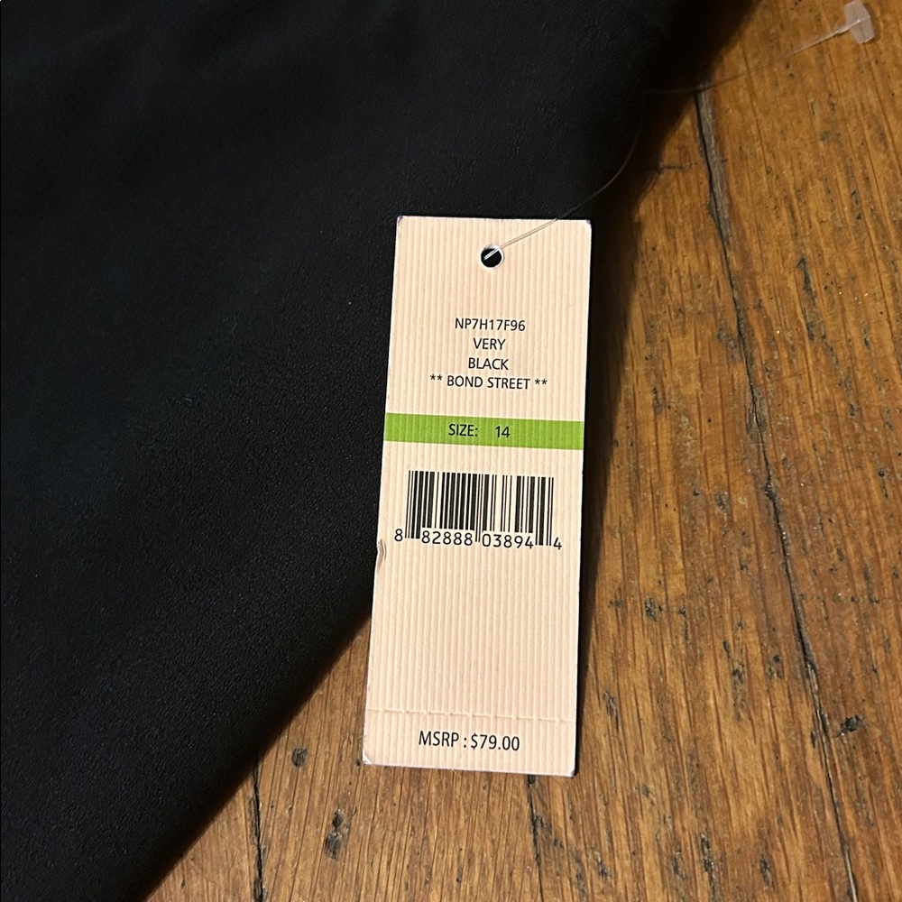 Elegant Black Wide-Leg Women's Pants - Picture 2 of 7